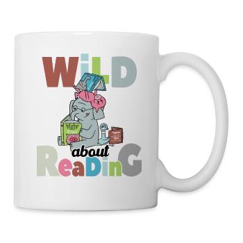 Wild About Reading Teacher Back To School - Mug - white - Right