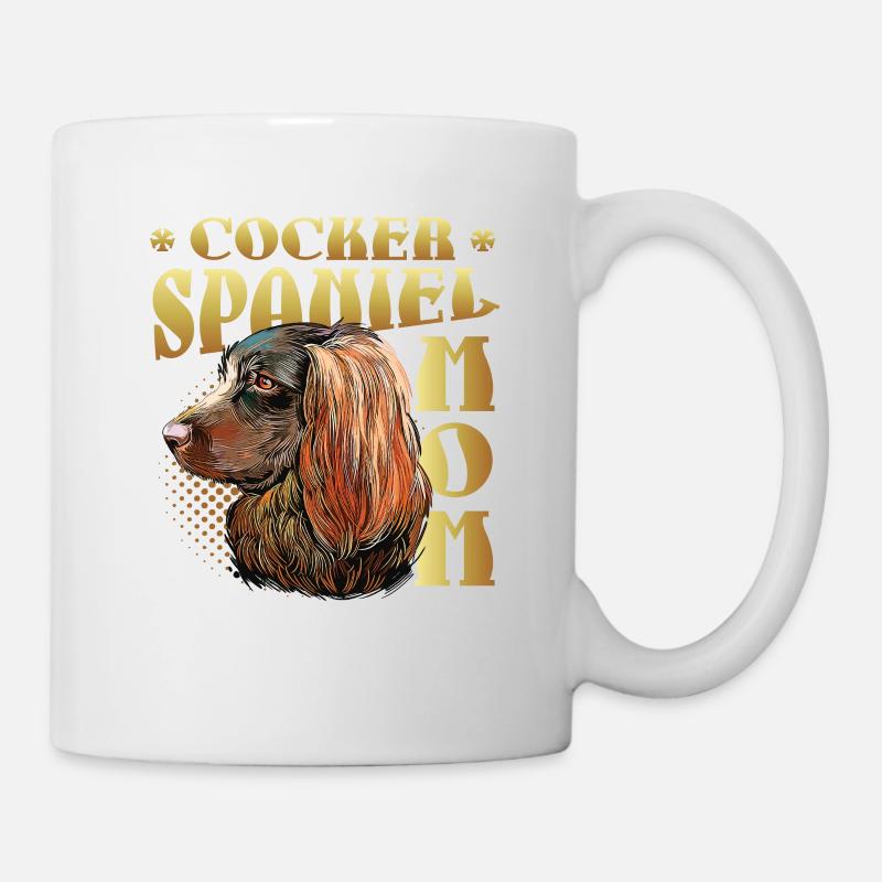Cocker Spaniel Mom - Tasse - Weiß