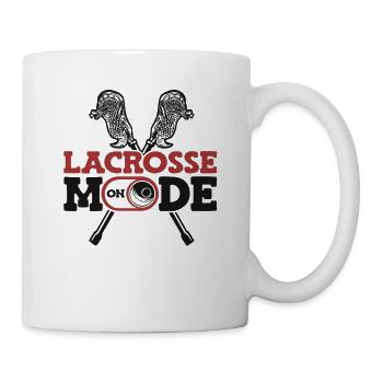 Lacrosse Mode On Lax Player Polocrosse - Mug - white - Right