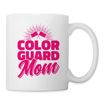 Color Guard Mom Flag Guard Cadeau - Mug blanc - blanc - Droite