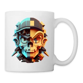 Dude 8bit Pixelart - Tasse - Weiß - Rechts