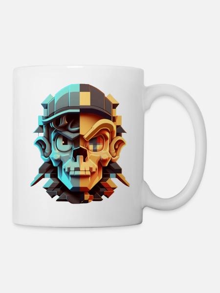 Dude 8bit Pixelart - Mug - white
