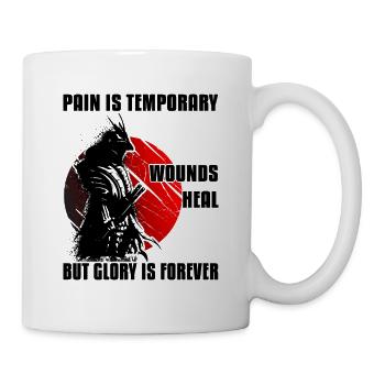 La douleur est des blessures temporaires guérit mais la gloire est éternelle - Mug blanc - blanc - Droite