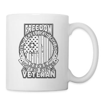 La liberté n’est pas gratuite J’ai payé pour elle Vétéran militaire - Mug blanc - blanc - Droite