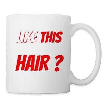 Avec un corps comme celui-ci, qui a besoin de cheveux? - Mug blanc - blanc - Droite