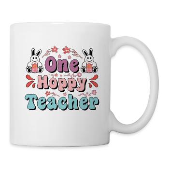 Un professeur de Pâques houblonné - Mug blanc - blanc - Droite