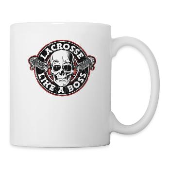 Lacrosse Like A Boss Polocrosse Intercrosse - Mug - white - Right