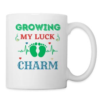 Growing my luck charm - Mug - white - Right