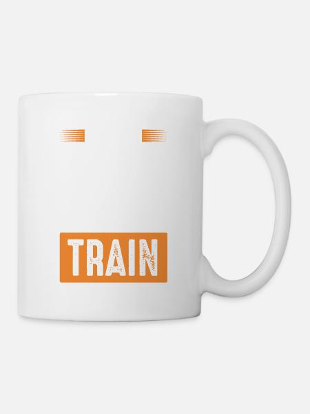 mma trainieren - Tasse - Weiß