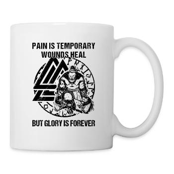 La douleur est des blessures temporaires guérit mais la gloire est éternelle - Mug blanc - blanc - Droite