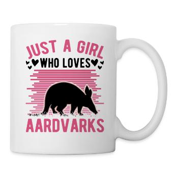 Aardvark Girl Aardvark - Mug - white - Right