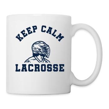 Lacrosse LAX Club Team Players Coaches Fans Coach - Mug - white - Right