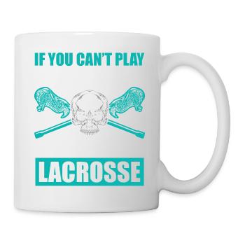 Lacrosse LAX Club Team Players Coaches Fans Coach - Mug - white - Right