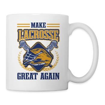 Lacrosse LAX Club Team Players Coaches Fans Coach - Mug - white - Right