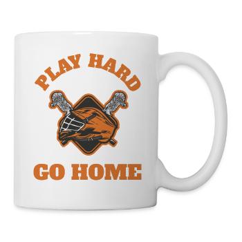 Lacrosse LAX Club Team Players Coaches Fans Coach - Mug - white - Right