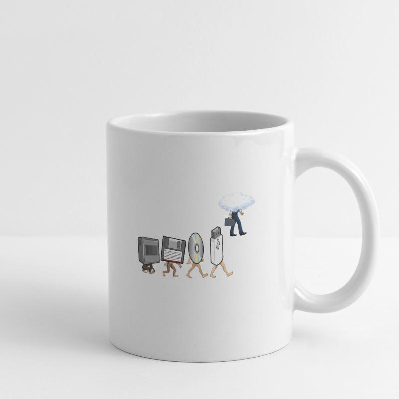 Funny Geek Programmeur Nerd Developer - Ordinateur Mug blanc