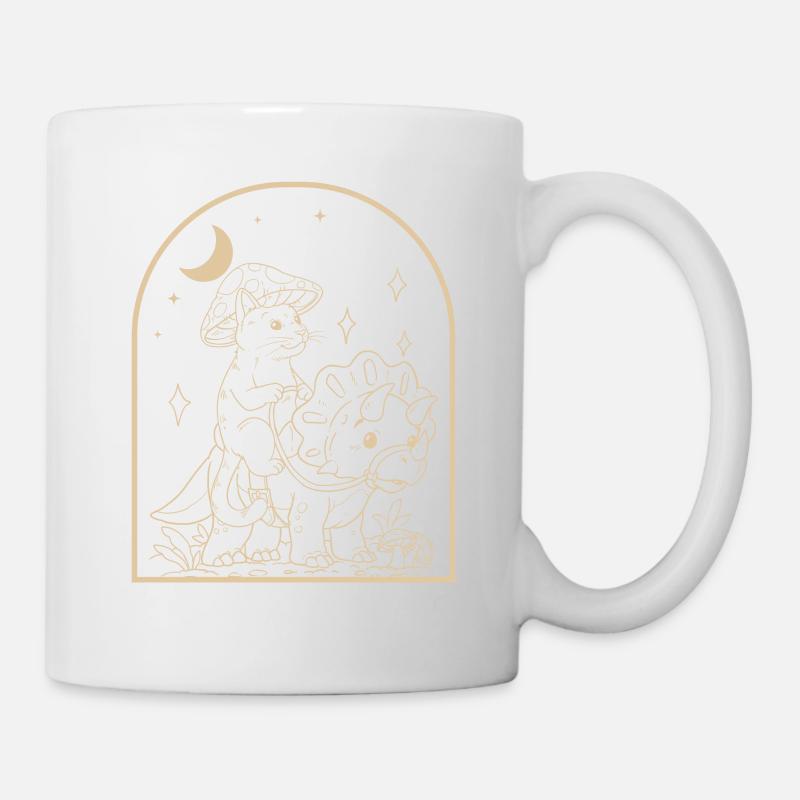 Cottagecore Cat - Mug - white