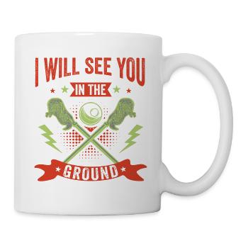 Lacrosse LAX Club Team Players Coaches Fans Coach - Mug - white - Right