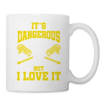 Lacrosse LAX Club Team Players Coaches Fans Coach - Mug blanc - blanc - Droite