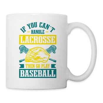 Lacrosse LAX Club Team Players Coaches Fans Coach - Mug - white - Right