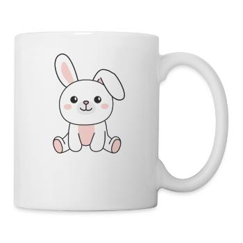Lapin Lapin Animaux mignons Lapin de Pâques - Mug blanc - blanc - Droite