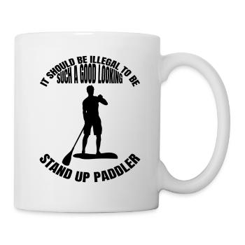 Stand-up paddlers Stand Up Paddling Stand-up paddleboarding - Mug - white - Right
