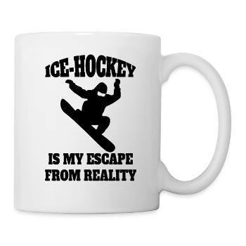 Joueurs de hockey sur glace Équipe de hockey sur glace Fan de hockey sur glace - Mug blanc - blanc - Droite