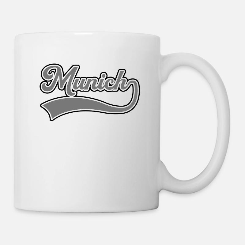 München Schriftzug - Tasse - Weiß
