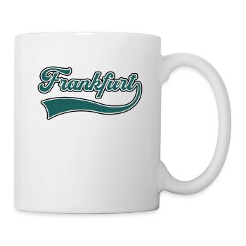 Lettrage de Francfort - Mug blanc - blanc - Droite