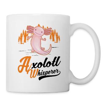 Axolotl Flüsterer Axolotl Whisperer - Tasse - Weiß - Rechts