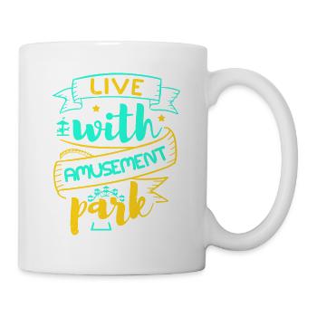 LIVE WITH AMUSEMENT PARK - Mug - white - Right