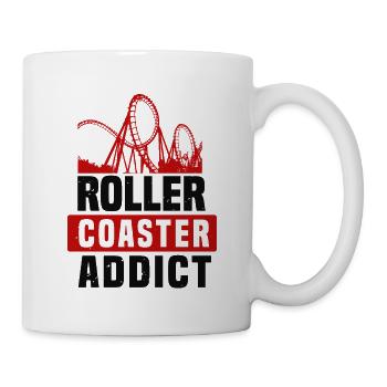 ROLLER COASTER ADDICT - Mug - white - Right