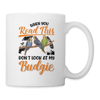 Budgerigar Gift Welli cockatiel - Mug - white - Right