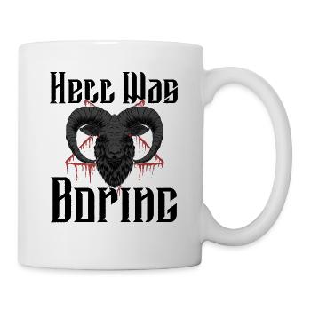Satan Belzébuth Diable Gothique Pentagramme Mystique - Mug blanc - blanc - Droite