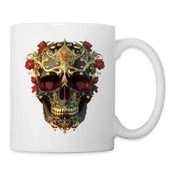 Totenkopf 07 - Tasse - Weiß - Rechts
