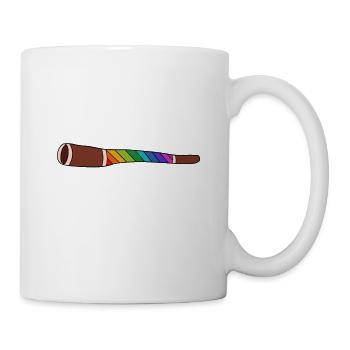 I'm Just Here For The Didgeridoo Show - Tasse - Weiß - Rechts