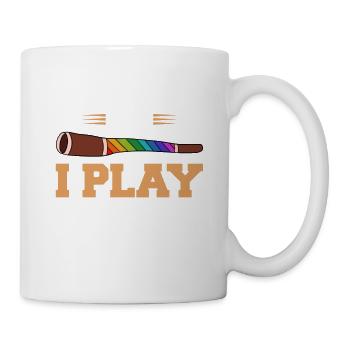 Put Your Trust In Me I Play Didgeridoo - Mug - white - Right