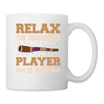 Relax The Didgeridoo Player Is Here - Mug - white - Right