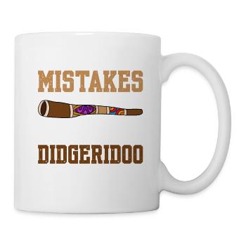 I Don't Make Mistakes When Playing My Didgeridoo - Mug - white - Right