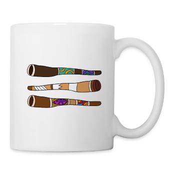 Just Collecting Some Didgeridoos - Mug - white - Right