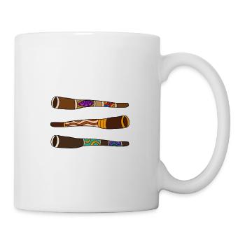 Funny Didgeridoo Silence Is Meaningless To Me - Mug - white - Right