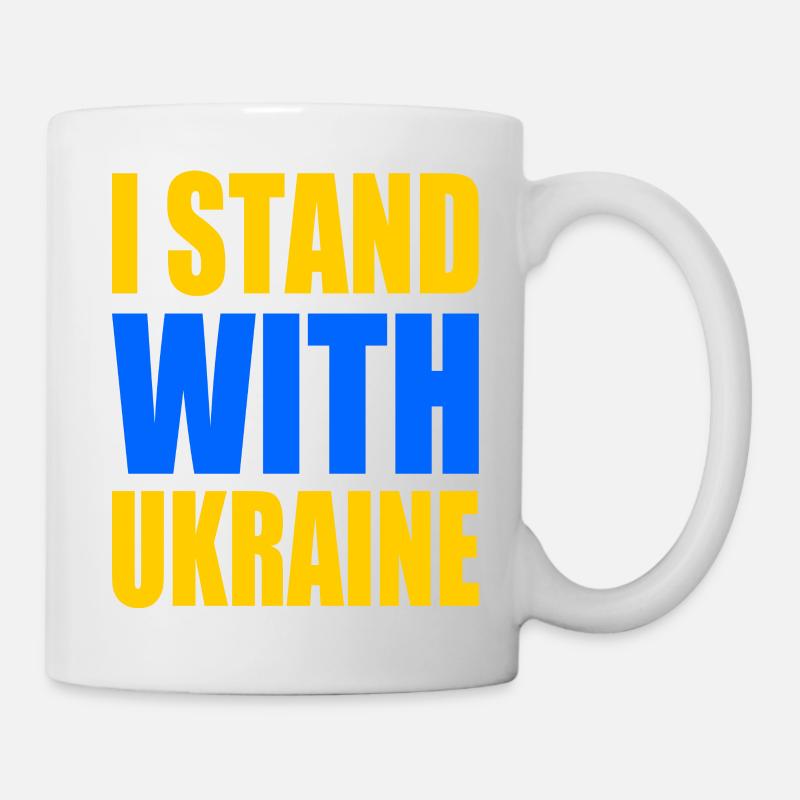 I stand with ukraine - Mug blanc - blanc
