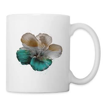 Fleur d’hibiscus Jardin frais Amoureux de la nature Humour - Mug blanc - blanc - Droite