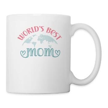 Süßer Muttertag - Die beste Mutter der Welt - Tasse - Weiß - Rechts
