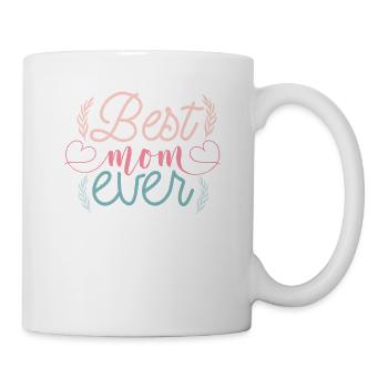 Süßer Muttertag - für die beste Mama - Tasse - Weiß - Rechts