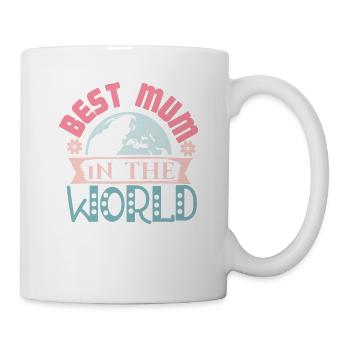 Best Mum in the World - Mother's Day - Mug - white - Right