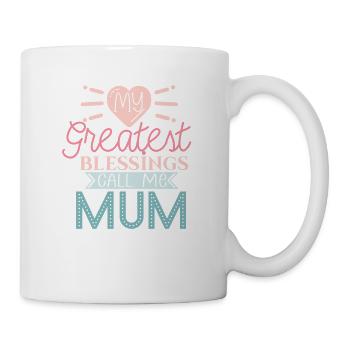 My Greatest Blessings Call Me Mum - Mug - white - Right