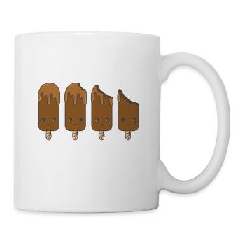 Drôle Gelato Popsicle Dessert Art Ice Cream Lover - Mug blanc - blanc - Droite