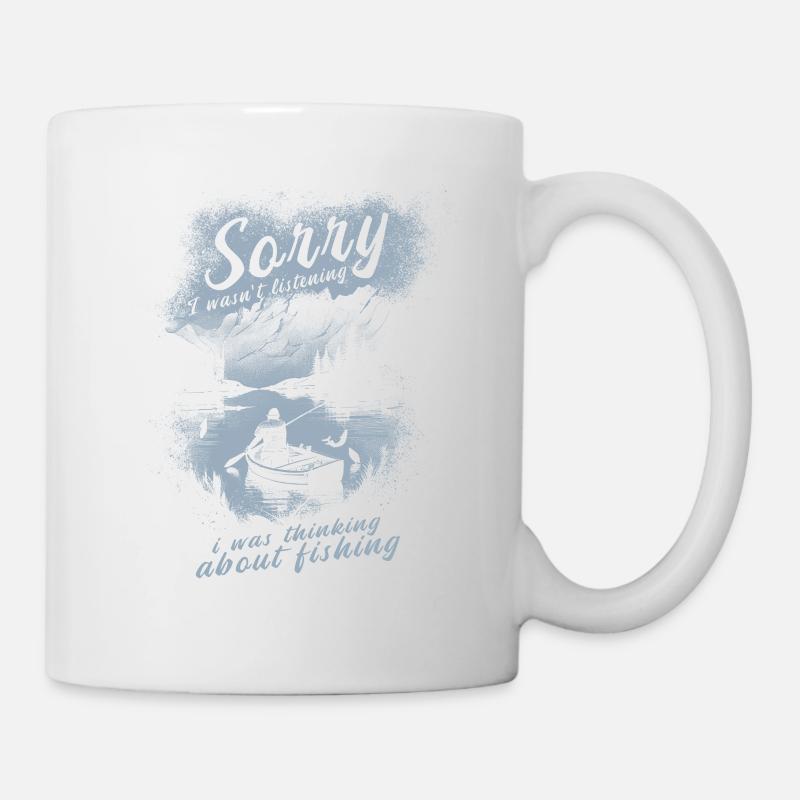 Pêche Pêche Pêche Pêche - Mug blanc - blanc