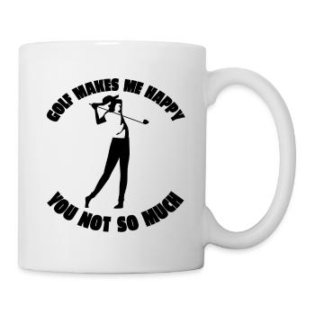 Golfeurs Golf Club Golf Parcours de golf Golf Sports - Mug blanc - blanc - Droite